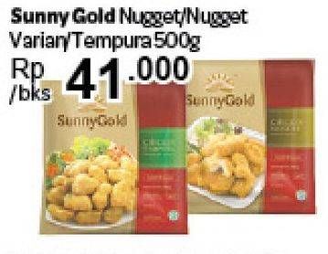Promo Harga SUNNY GOLD Chicken Nugget Temppura 500 gr - Carrefour