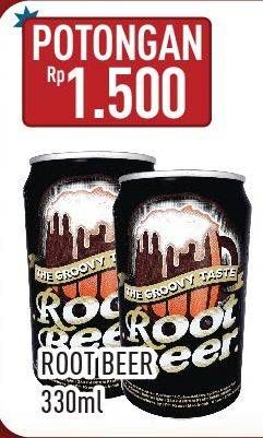 Promo Harga ROOT BEER Minuman Soda 330 ml - Hypermart