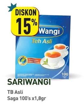 Promo Harga Sariwangi Teh Asli 185 gr - Hypermart