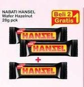 Promo Harga NABATI Hanzel Wafer 28 gr - Indomaret
