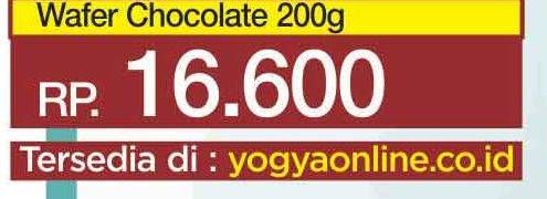 Promo Harga SELAMAT Wafer Chocolate 200 gr - Yogya