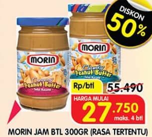 Promo Harga Morin Jam 300 gr - Superindo