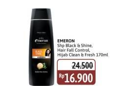 Promo Harga Emeron Shampoo Black Shine, Hair Fall Control 170 ml - Alfamidi