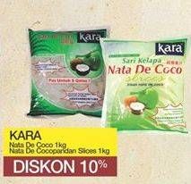 Promo Harga KARA Nata De Coco Cocopandan, Slice 1 kg - Yogya