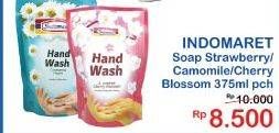 Promo Harga INDOMARET Hand Wash Camomile, Cherry Blossom 375 ml - Indomaret