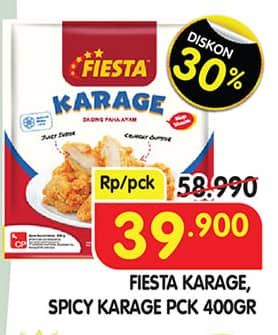 Promo Harga Fiesta Ayam Siap Masak Spicy Karage, Karage 500 gr - Superindo