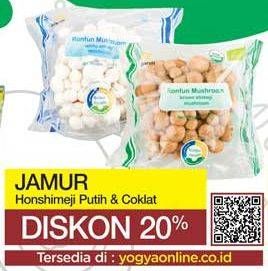 Promo Harga Jamur Honshimeji Putih, Cokelat  - Yogya