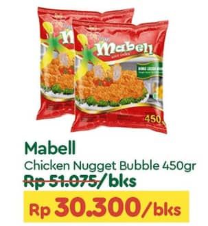 Promo Harga Mabell Nugget Bubble 450 gr - TIP TOP
