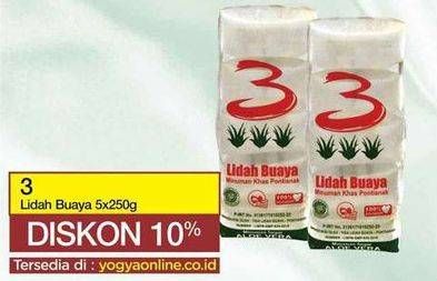 Promo Harga 3 TRISAN Lidah Buaya per 5 pouch 250 gr - Yogya