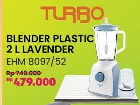 Turbo EHM 8097 Blender  Diskon 36%, Harga Promo Rp479.000, Harga Normal Rp749.000