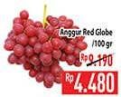 Promo Harga Anggur Red Globe per 100 gr - Hypermart