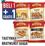 Promo Harga Tastymax Bratwurst Original 500 gr - Hypermart