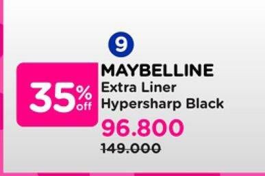Promo Harga Maybelline Hyper Sharp Liner Black  - Watsons