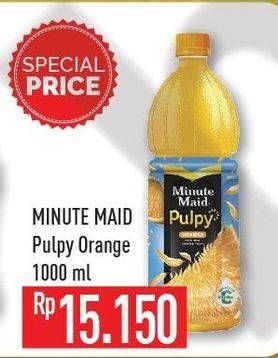 Promo Harga MINUTE MAID Juice Pulpy 1000 ml - Hypermart