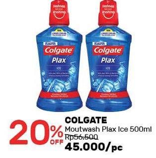 Promo Harga COLGATE Mouthwash Plax 500 ml - Guardian