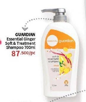 Promo Harga Guardian Essential Shampoo Ginger Soft Treatment 700 ml - Guardian