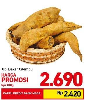 Promo Harga Ubi Bakar Cilembu per 100 gr - Carrefour