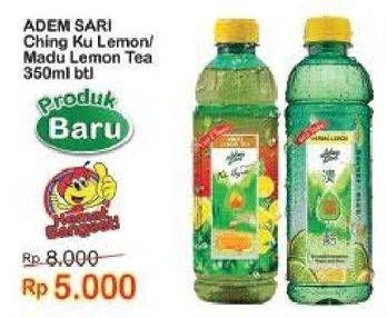 Promo Harga ADEM SARI Ching Ku Madu Lemon Tea, Herbal Lemon 350 ml - Indomaret