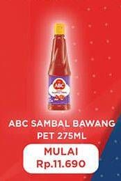 Promo Harga ABC Sambal Bawang Pedas 275 ml - Hypermart