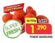 Promo Harga Tomat Bandung per 100 gr - Superindo