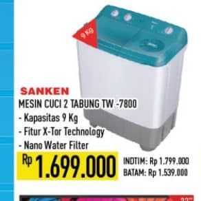 Promo Harga Sanken TW-7800  - Hypermart