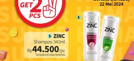 Promo Harga Zinc Shampoo 340 ml - Guardian