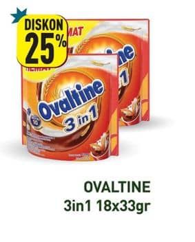 Promo Harga Ovaltine 3 In 1 per 18 sachet 33 gr - Hypermart