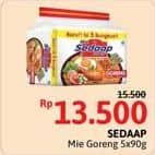 Promo Harga Sedaap Mie Goreng Original per 5 pcs 90 gr - Alfamidi