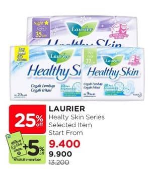 Promo Harga Laurier Healthy Skin  - Watsons