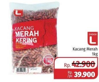 Promo Harga CHOICE L Kacang Merah Organik 1 kg - Lotte Grosir