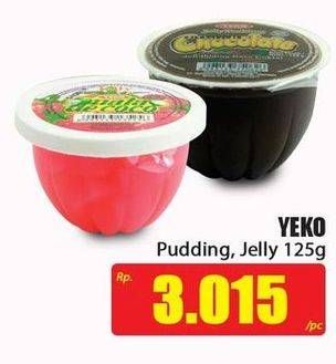 Promo Harga YEKO Pudding Jelly 125 gr - Hari Hari
