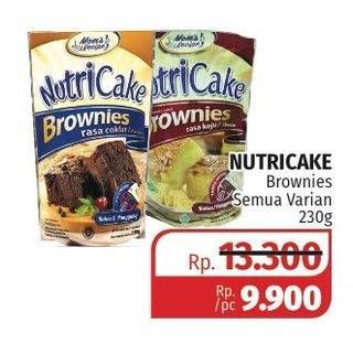 Promo Harga Nutricake Instant Cake Brownies All Variants 230 gr - Lotte Grosir