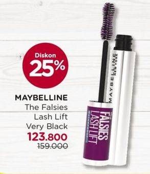 Promo Harga Maybelline The Falsies Lash Lift Waterproof Mascara 30 gr - Watsons