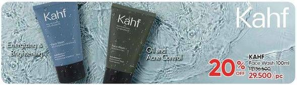 Promo Harga Kahf Face Wash All Variants 100 ml - Guardian