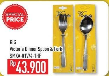 Promo Harga KEDAUNG Kedaung Victoria Dinner Spoon/Fork  - Hypermart