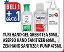 Promo Harga Yuri/Asepso/Zen Hand Sanitizer  - Hypermart
