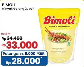 Promo Harga Bimoli Minyak Goreng 2000 ml - Indomaret