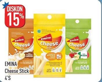 Promo Harga EMINA Cheese Stick 4 pcs - Hypermart