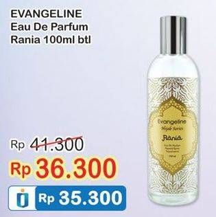 Promo Harga EVANGELINE Eau De Parfume Rania 100 ml - Indomaret