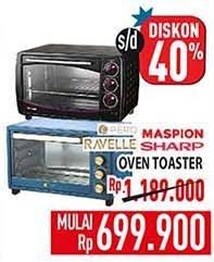 Promo Harga PERO/ MASPION/ RAVELLE/ SHARP Oven Toaster  - Hypermart