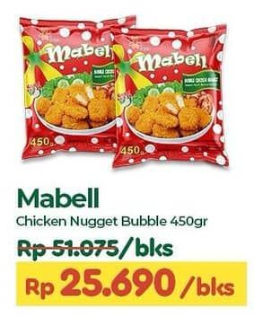 Promo Harga Mabell Nugget Bubble 450 gr - TIP TOP