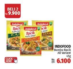 Promo Harga Indofood Bumbu Racik All Variants 45 gr - LotteMart