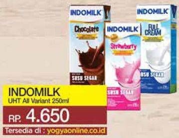 Promo Harga INDOMILK Susu UHT All Variants 250 ml - Yogya