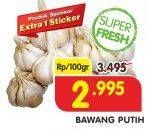 Promo Harga Bawang Putih per 100 gr - Superindo