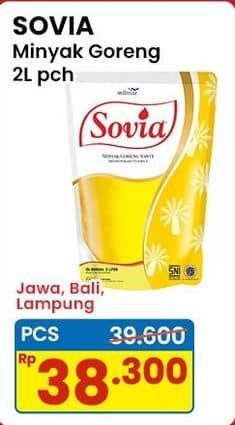 Promo Harga Sovia Minyak Goreng 2000 ml - Indomaret