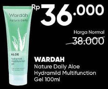 Promo Harga WARDAH Nature Daily Aloe Facial Wash 100 ml - Guardian