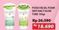 Promo Harga Poise Facial Foam Anti Bacterial/Acne  - Superindo