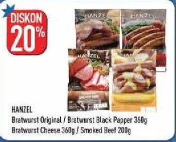 HANZEL Bratwurst/Smoked Beef
