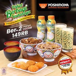 Promo Harga Paket Berbagi Yoshinoya  - Yoshinoya