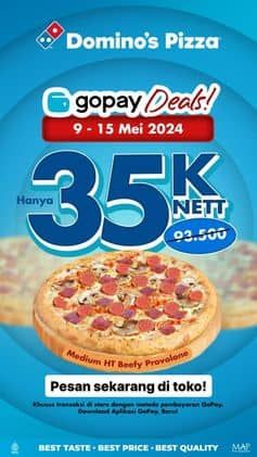 Promo Harga Gopay Deals  - Domino Pizza